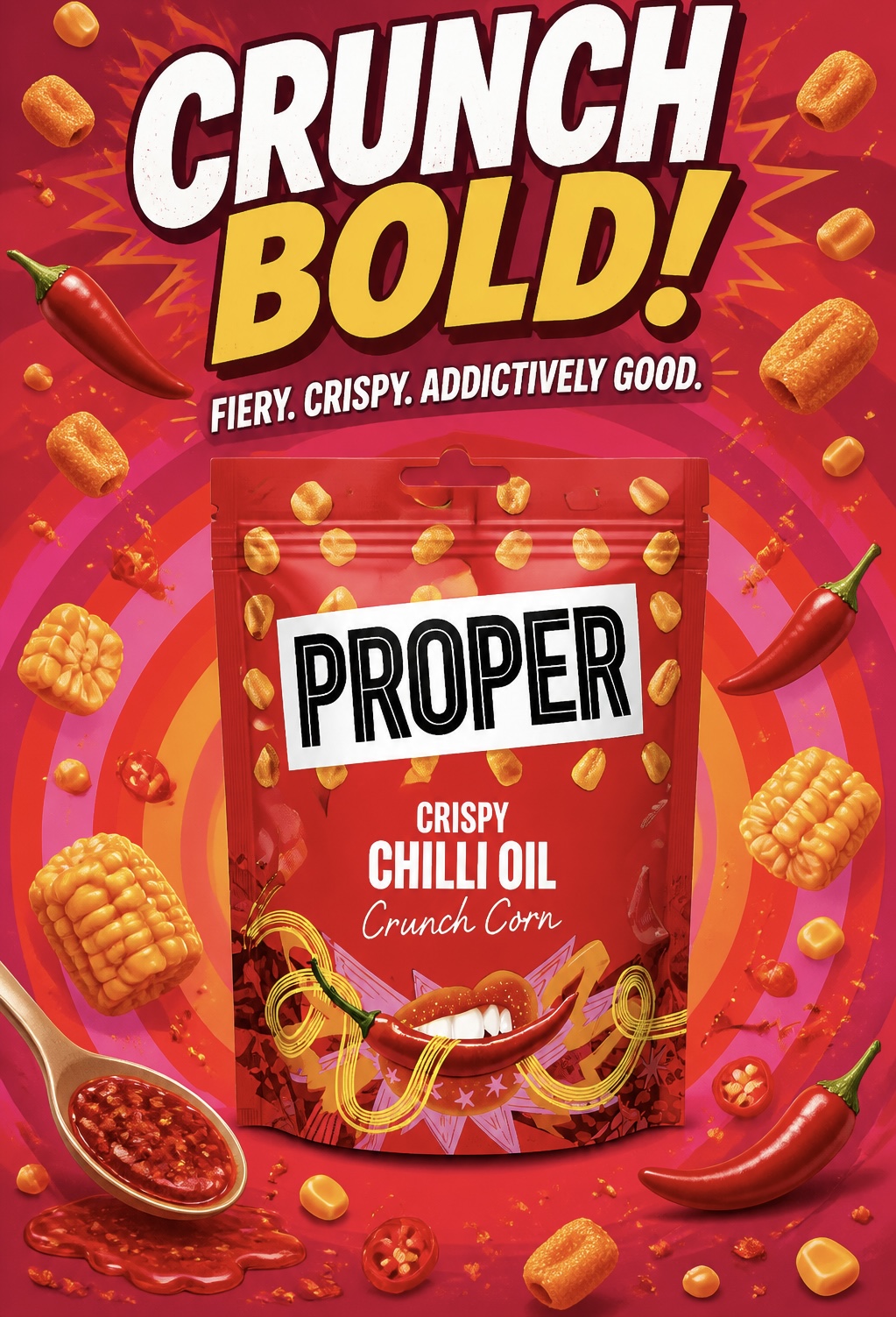 Crispy Chilli Oil Crunch Corn