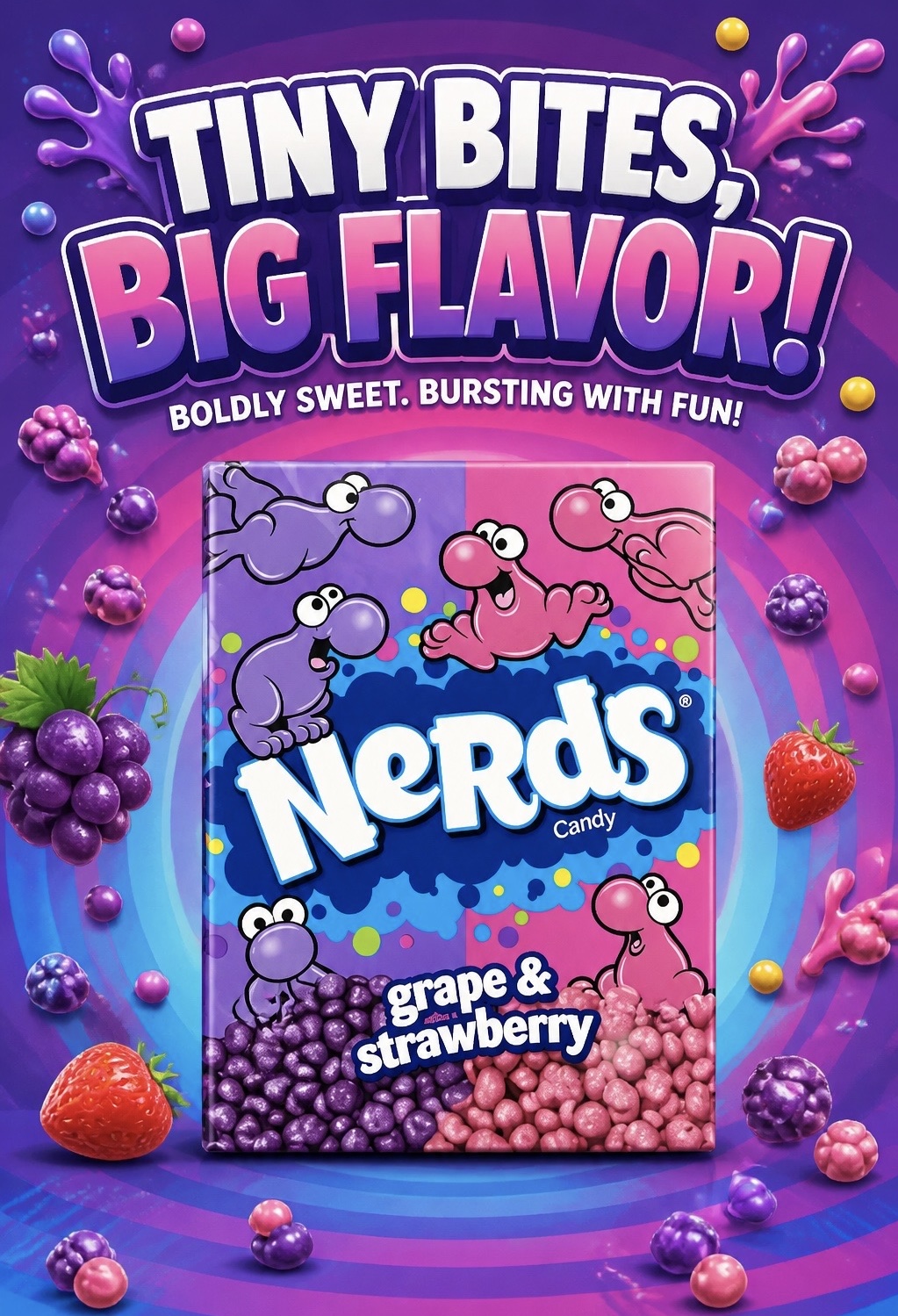 Nerds Grape & Strawberry Candy 