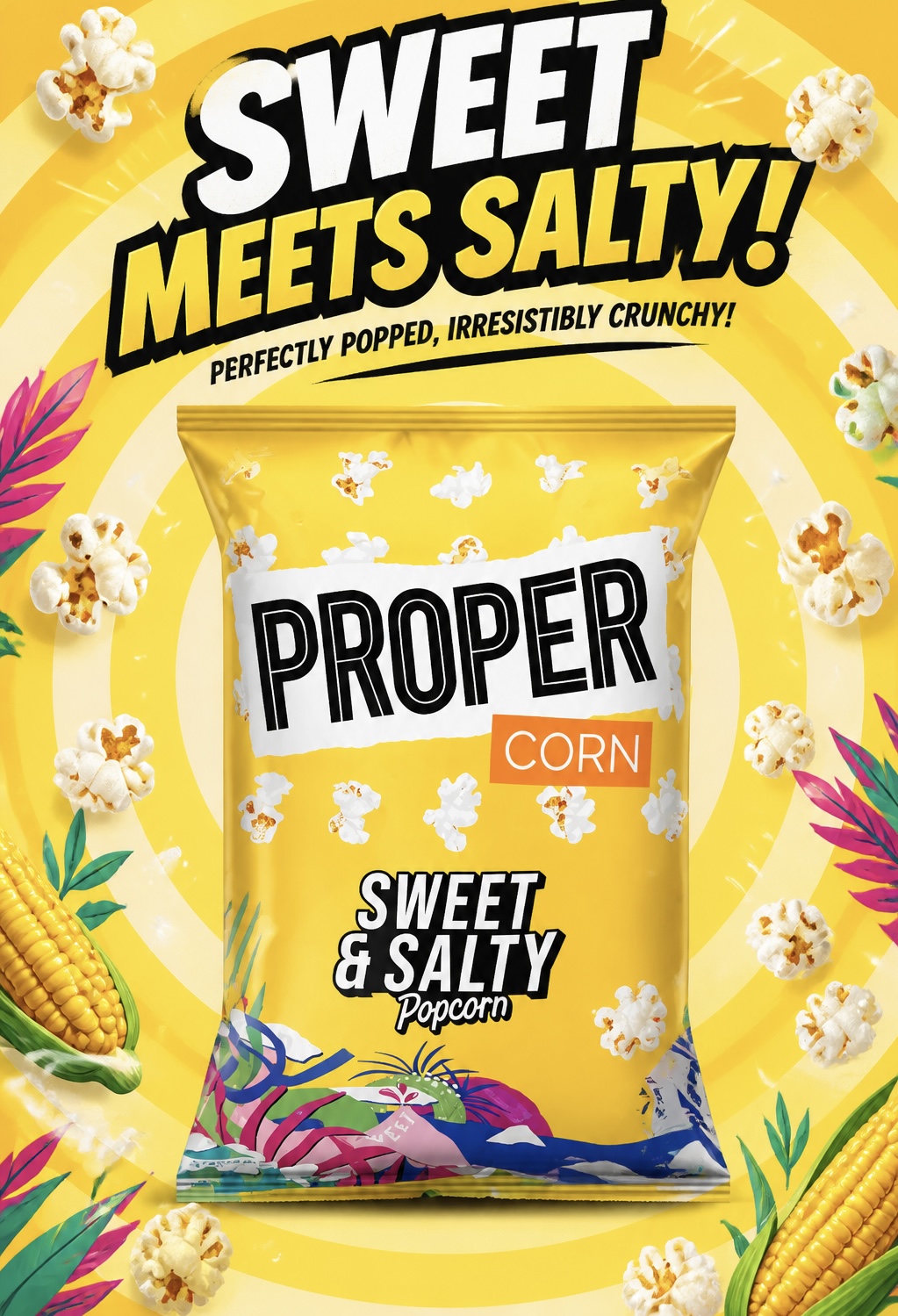 Proper corn Sweet & Salty Popcorn