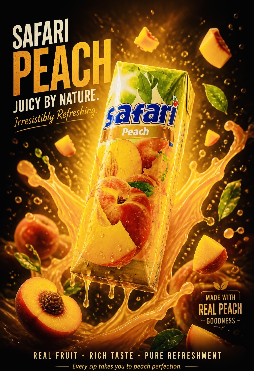 Safari Peach Juice 