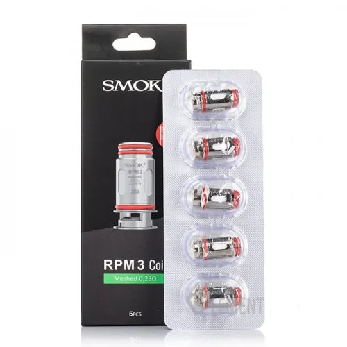 RPM 3 Replacement Coils 0.23 Ω By Smok (5 PACK)